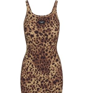 Dolce & Gabbana x SKIMS Cotton Rib Scoop Tank Mini Dress - S